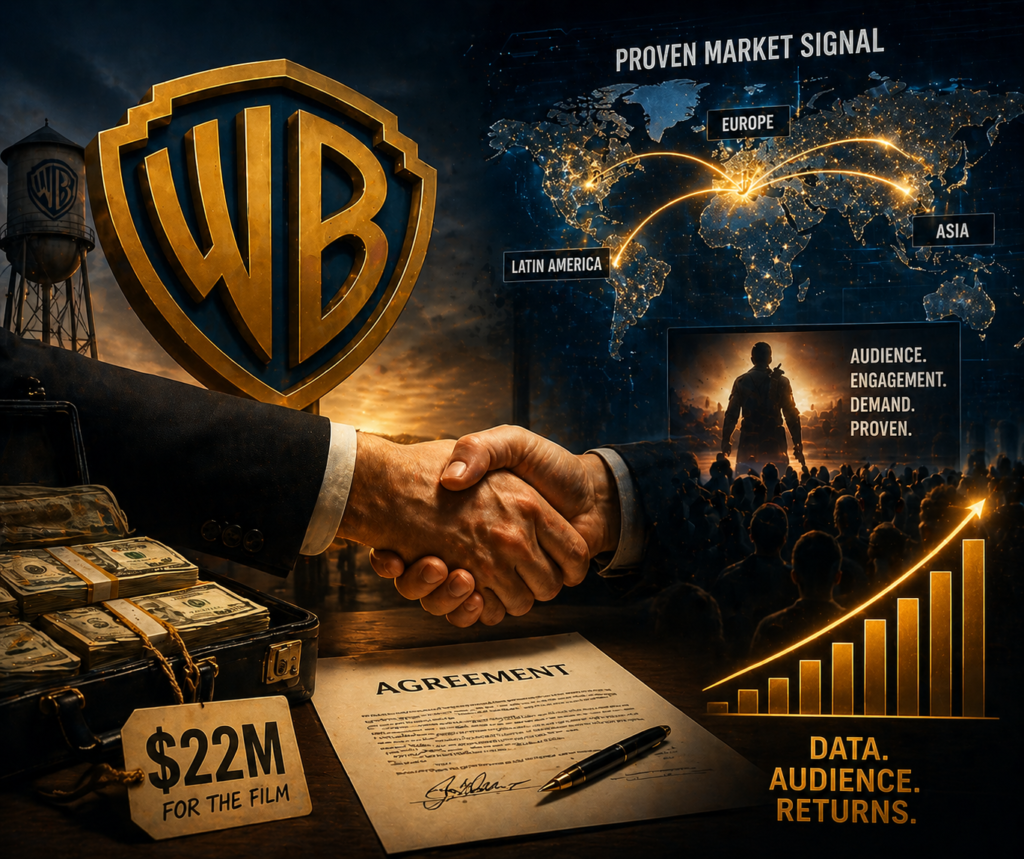 Warner Bros. Didn’t Just Pay $22M for a Film. They Paid for a Proven Market Signal