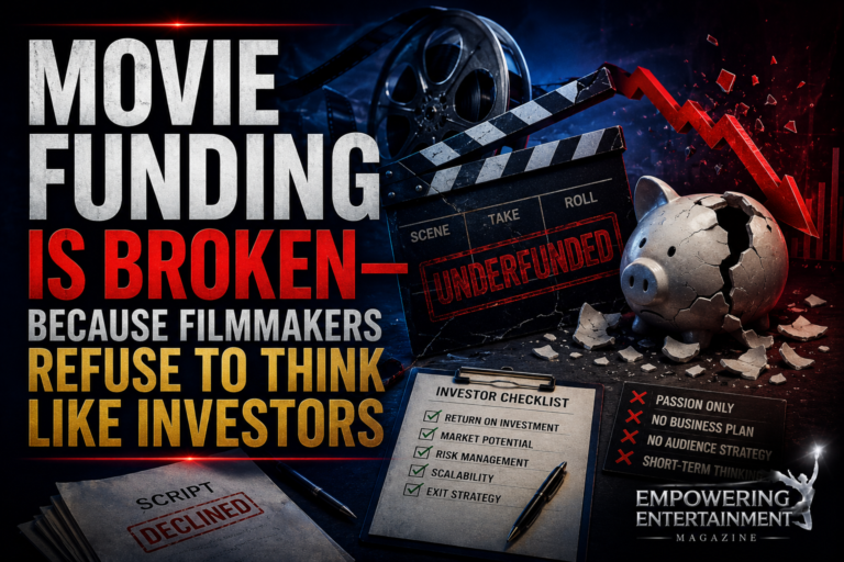 Movie Funding Is Broken—Because Filmmakers Refuse to Think Like Investors