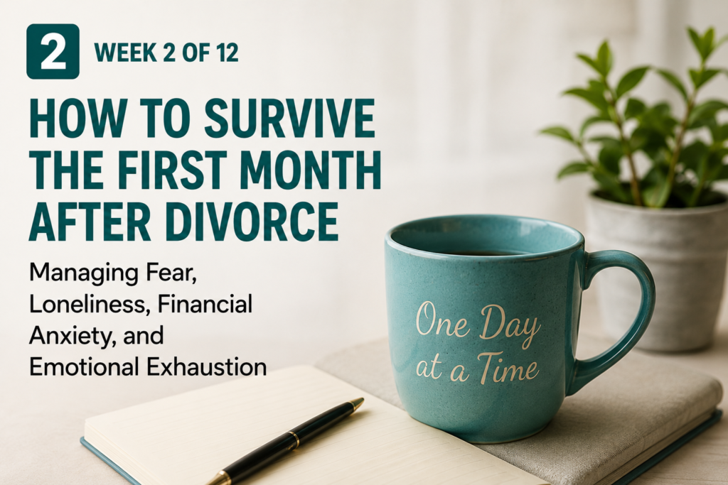 HOW TO SURVIVE THE FIRST MONTH AFTER DIVORCE
