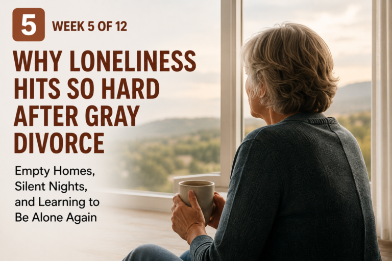 WHY LONELINESS HITS SO HARD AFTER GRAY DIVORCE