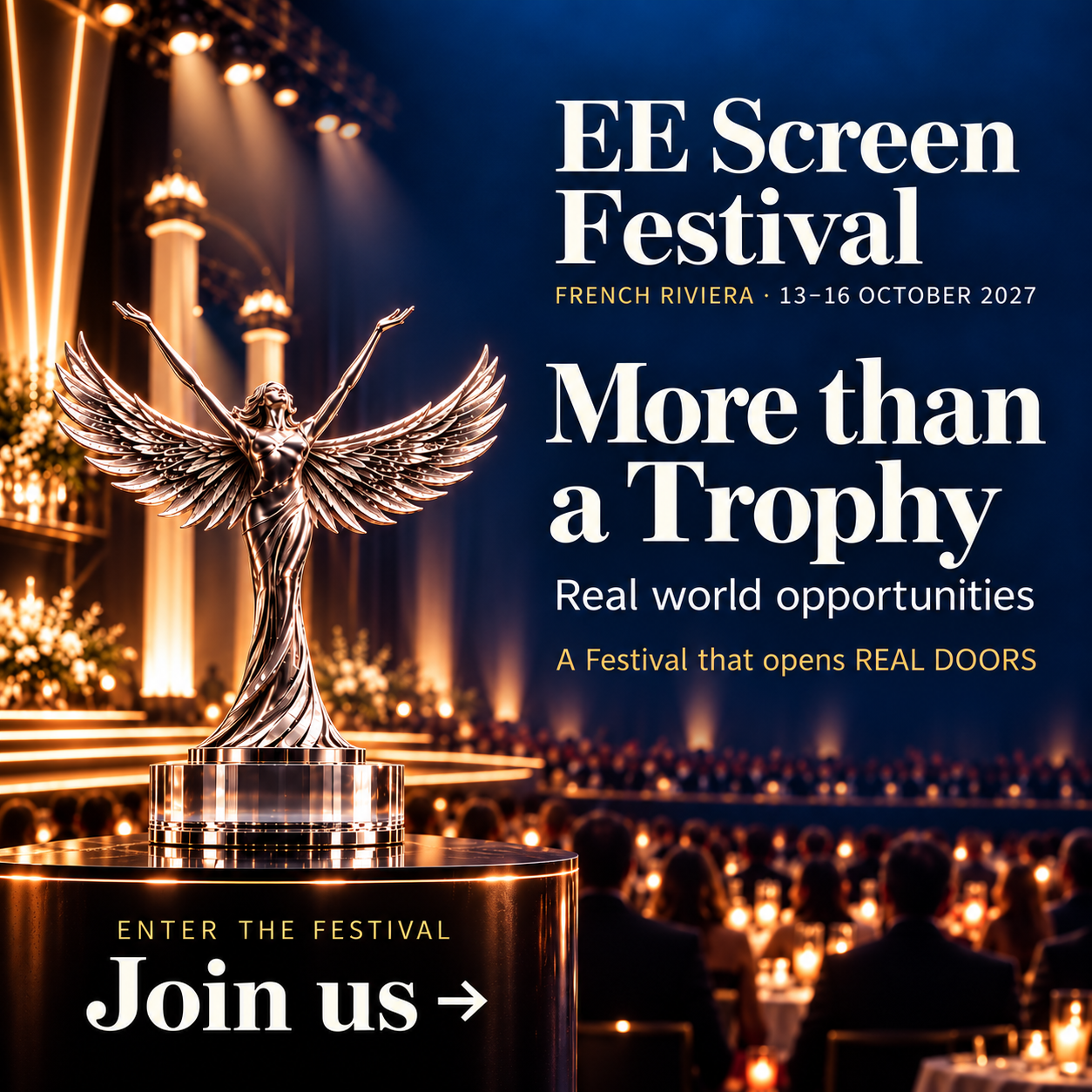EE Screen Festival — French Riviera, 13–16 October 2027